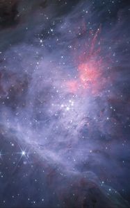 Preview wallpaper orion nebula, stars, nebula, space, glow