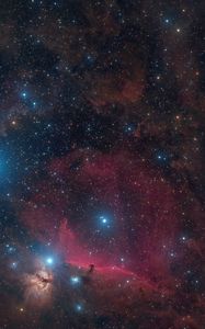 Preview wallpaper orions belt sword, stars, glitter, shine, nebulae, space, dark