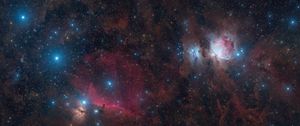 Preview wallpaper orions belt sword, stars, glitter, shine, nebulae, space, dark