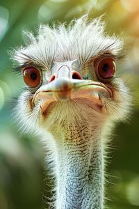 Preview wallpaper ostrich, bird, beak, funny