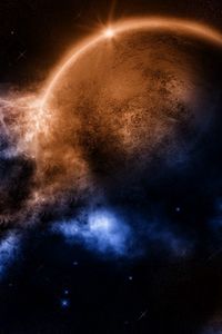 Preview wallpaper outer, space, planets, worlds