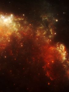 Preview wallpaper outer space, stars, shroud, shine