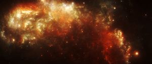 Preview wallpaper outer space, stars, shroud, shine