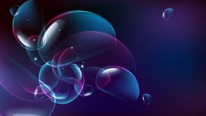 Preview wallpaper ovals, shapes, background, ball, air