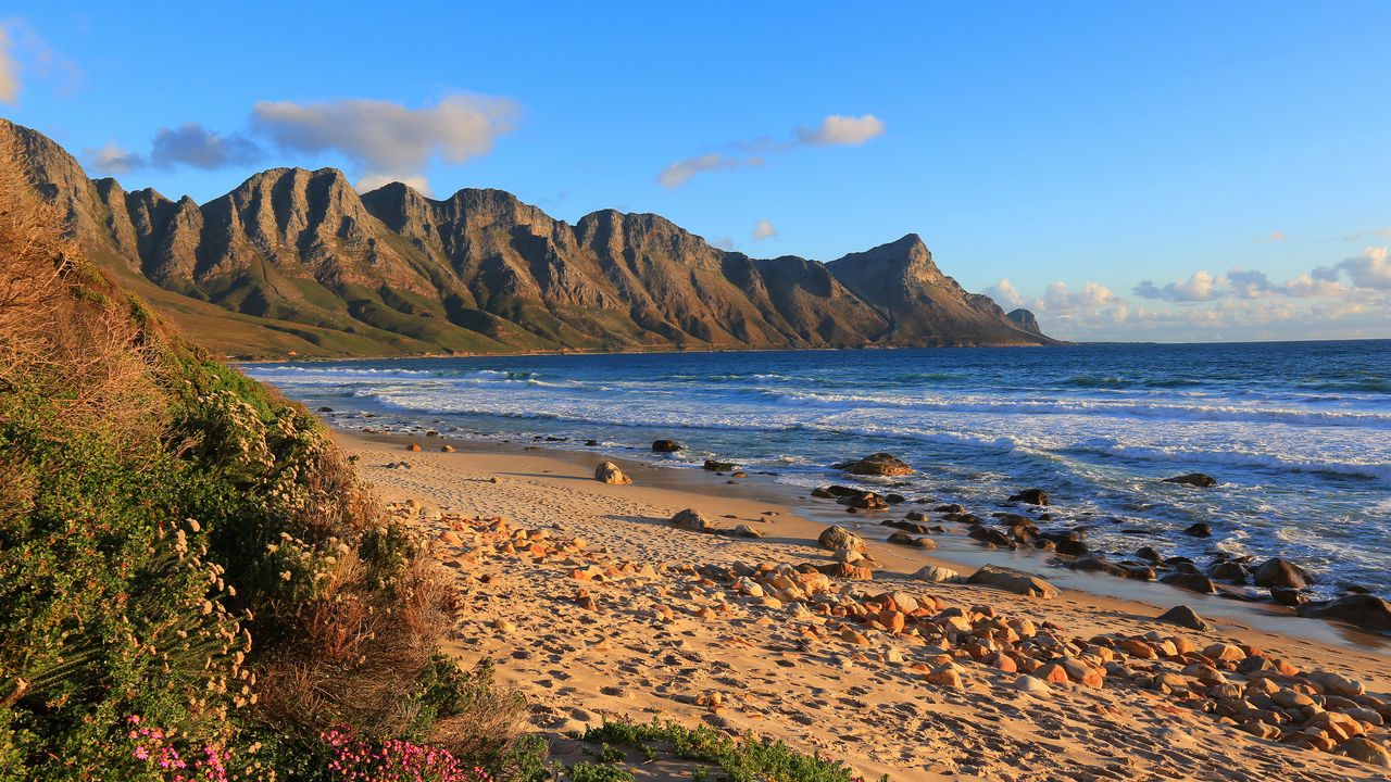 Wallpaper overberg, south africa, sea, beach, sand