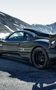 Preview wallpaper pagani, zonda, 750 lm, side view, black