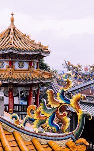 Preview wallpaper pagoda, architecture, roofs, japan