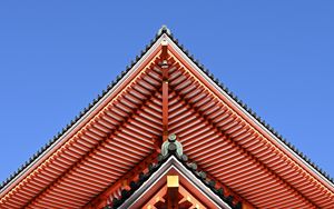 Preview wallpaper pagoda, building, architecture, roof