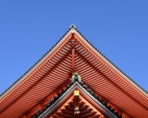 Preview wallpaper pagoda, building, architecture, roof