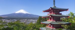 Preview wallpaper pagoda, building, architecture, japan