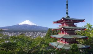 Preview wallpaper pagoda, building, architecture, japan