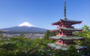 Preview wallpaper pagoda, building, architecture, japan