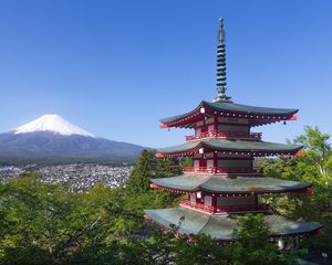 Preview wallpaper pagoda, building, architecture, japan