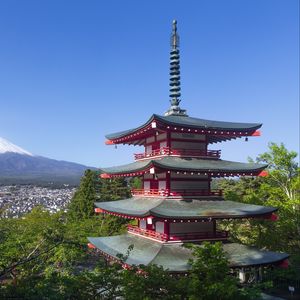 Preview wallpaper pagoda, building, architecture, japan