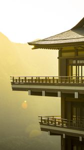 Preview wallpaper pagoda, building, architecture, light