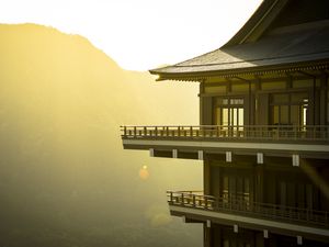 Preview wallpaper pagoda, building, architecture, light