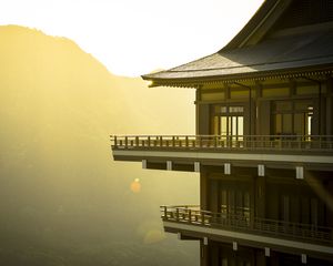 Preview wallpaper pagoda, building, architecture, light