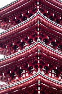 Preview wallpaper pagoda, building, architecture, red