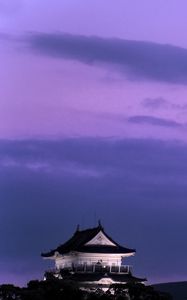 Preview wallpaper pagoda, building, asia, sky, dark