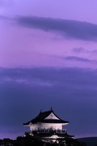 Preview wallpaper pagoda, building, asia, sky, dark