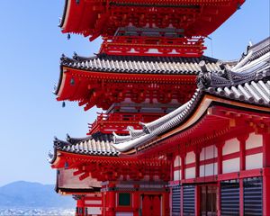 Preview wallpaper pagoda, building, red