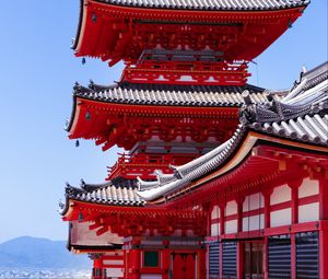 Preview wallpaper pagoda, building, red