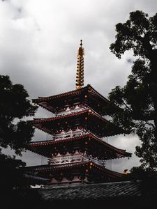 Preview wallpaper pagoda, building, temple, architecture, oriental