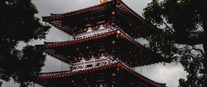 Preview wallpaper pagoda, building, temple, architecture, oriental