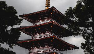 Preview wallpaper pagoda, building, temple, architecture, oriental