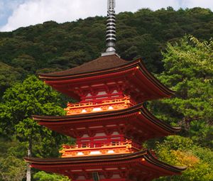 Preview wallpaper pagoda, building, trees