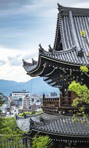 Preview wallpaper pagoda, buildings, architecture, branches