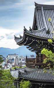 Preview wallpaper pagoda, buildings, architecture, branches