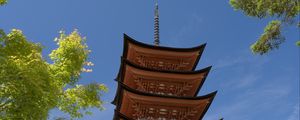 Preview wallpaper pagoda, roof, architecture, spire, asia