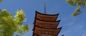 Preview wallpaper pagoda, roof, architecture, spire, asia