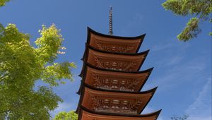 Preview wallpaper pagoda, roof, architecture, spire, asia