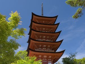 Preview wallpaper pagoda, roof, architecture, spire, asia