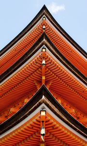 Preview wallpaper pagoda, roof, bell