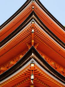 Preview wallpaper pagoda, roof, bell