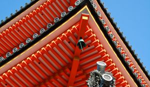 Preview wallpaper pagoda, roof, bells, architecture