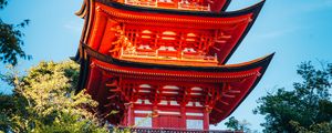 Preview wallpaper pagoda, roof, building, architecture