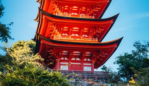 Preview wallpaper pagoda, roof, building, architecture