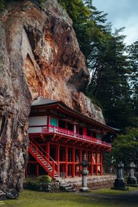 Preview wallpaper pagoda, stairs, building, architecture, asia