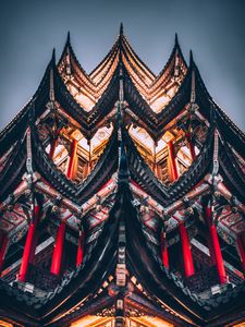 Preview wallpaper pagoda, temple, architecture, building