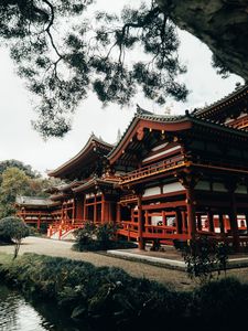 Preview wallpaper pagoda, temple, architecture, lake