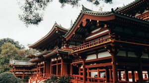 Preview wallpaper pagoda, temple, architecture, lake