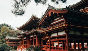 Preview wallpaper pagoda, temple, architecture, lake