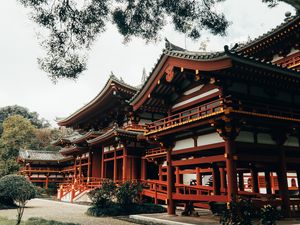 Preview wallpaper pagoda, temple, architecture, lake