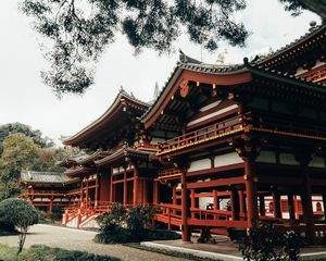 Preview wallpaper pagoda, temple, architecture, lake