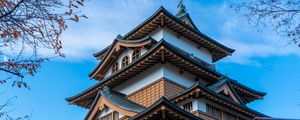 Preview wallpaper pagoda, temple, architecture, stairs, rise