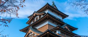 Preview wallpaper pagoda, temple, architecture, stairs, rise